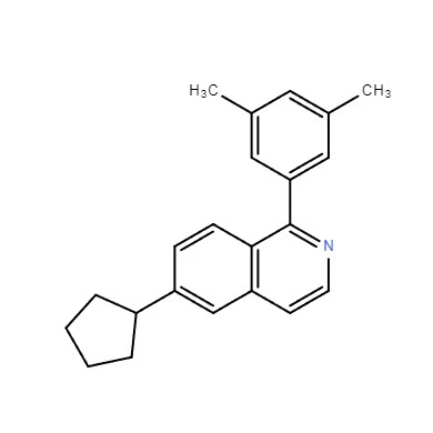 CAS:2122870-54-4|6-ciklopentil-1-(3,5-dimetilfenil)izohinolin
