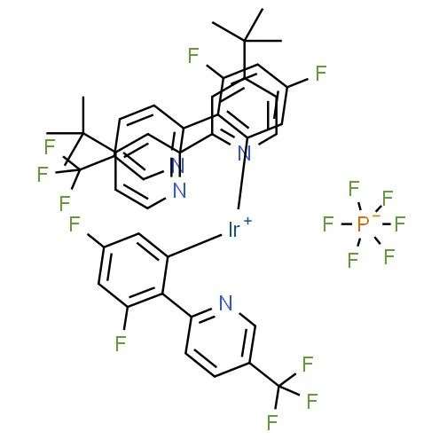 CAS:870987-63-6|(4,4'-Di-t-butil-2,2'-bipiridin)bis[3,5-difluoro-2-[5-trifluorometil-2-piridinil -kN)fenil-kC]iridijum(III) Heksafluorofosfat