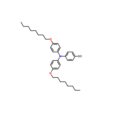 CAS: 1070910-91-6 benzenamin, N-(4-bromofenil)-4-(oktiloksi)-N-[4-(oktiloksi)fenil]-