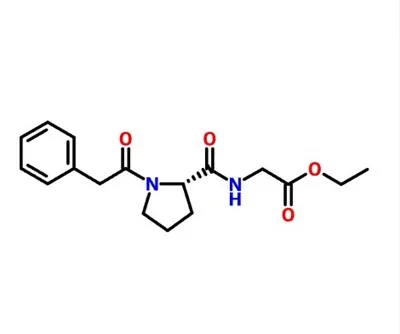 CAS:157115-85-0 (S)-etil 2-(1-(2-fenilacetil)pirolidin-2-karboksamido)acetat