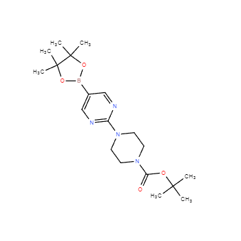 CAS 940284-98-0|2-(4-BOC-PIPERAZIN-1-YL)PIRIMIDIN-5-BORNA KISELINA PINAKOL ESTER