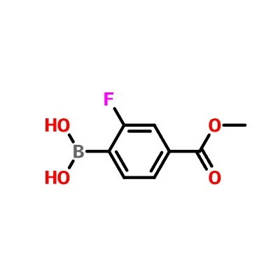 CAS:603122-84-5|2-Fluoro-4-(metoksikarbonil)fenilborna kiselina