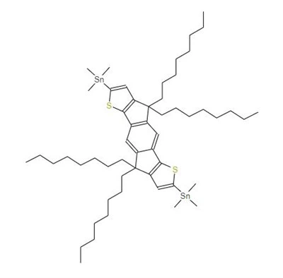 CAS:1357250-67-9丨(4,4,9,9-tetraoktil-4,9-dihidro-s-indaceno[1,2-b:5,6-b']ditiofen-2,7-diil)bis()