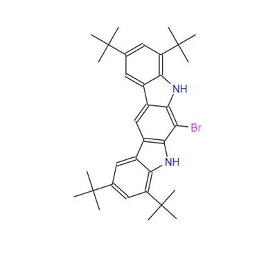 CAS:1688665-93-1丨6-bromo-2,4,8,10-tetra-tert-butil-5,7-dihidroindolo[2,{ {11}}b]karbazol