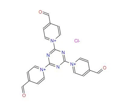 CAS:2242469-77-6丨1,1',1''-(1,3,5-triazin-2,4,6-triil)tris(4- formilpiridin-1-ijum) hlorid (1:3)